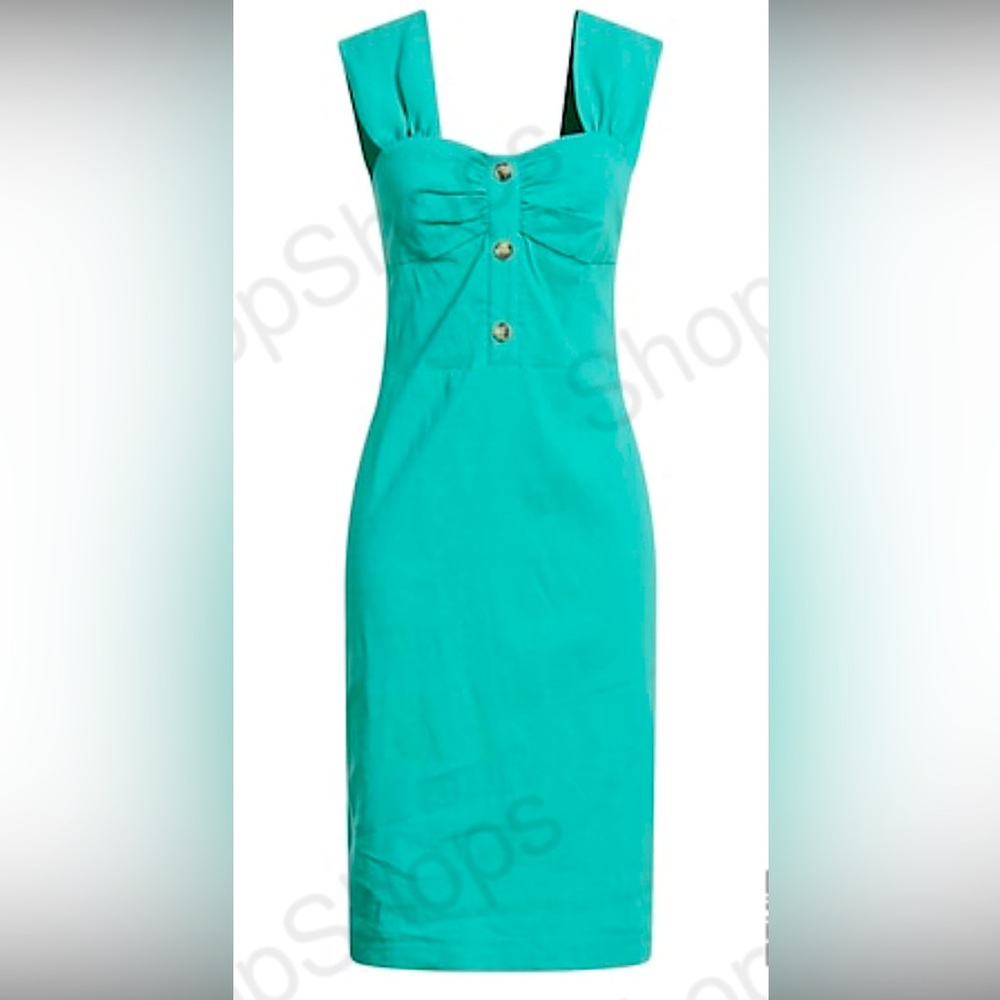 New Pinko midi sweetheart neckline dress sz 6